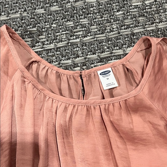Old Navy | Lightweight Quarter Sleeve Peach Dress - Picture 5 of 16